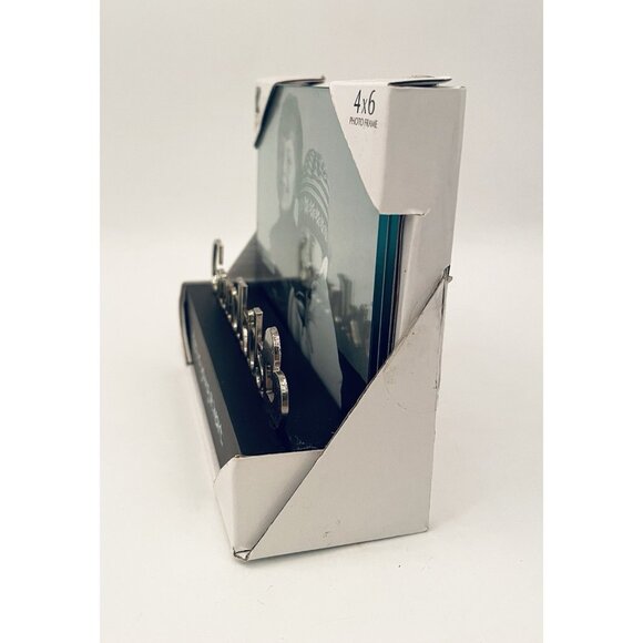 Grandkids Photo Frame 4x6 Picture Shelf Table Desk 3D Glass Grandparents Gift - Picture 4 of 6